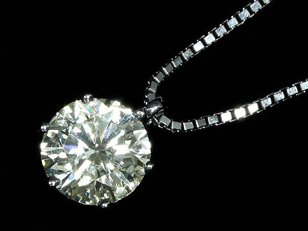 MI18546SS【1円～】新品【RK宝石】《Diamond》極上イエローダイヤモンド 特大1.00ct Pt900 Pt850 超高級 一粒ダイヤ ネックレス ダイヤ