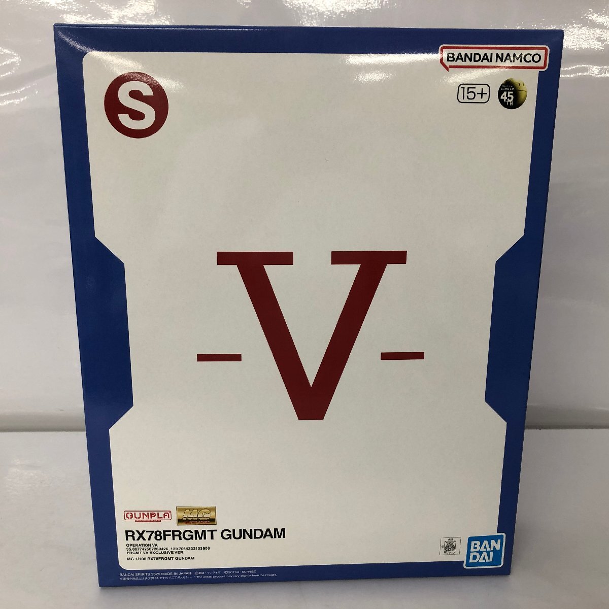 1/100 MG RX78FRGMT GUNDAM 「機動戦士ガンダム」 V.A.限定 ガンプラ　プラモデル