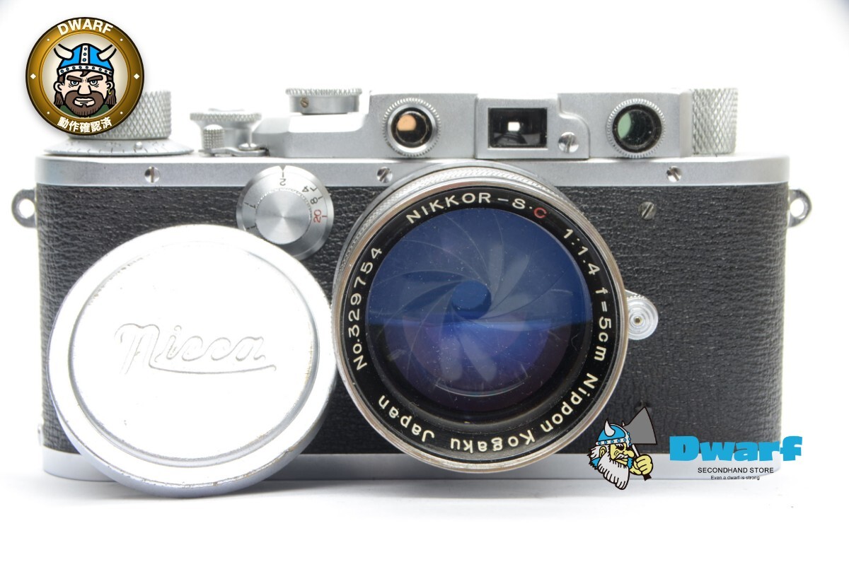 Nicca TYPE-IIIS NIKKOR-S C 5cm F1.4 レンジファインダーカメラ