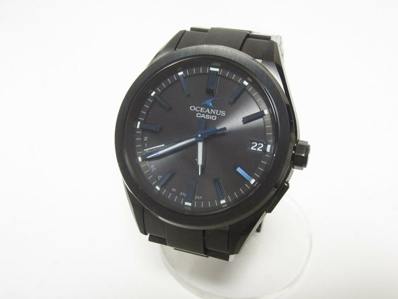 CASIO カシオ OCEANUS オシアナス CACHALOT メンズウォッチ 腕時計 タフソーラー 電波 メタルバンド OCW-T200SB-1AJF 超美品