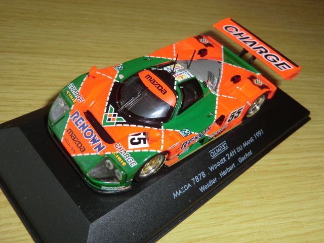 Quartzo QLM032 1/43 マツダ MAZDA 787B #55 #3 winner LE MANS 1991 WEIDLER/HERBERT/GACHOT 