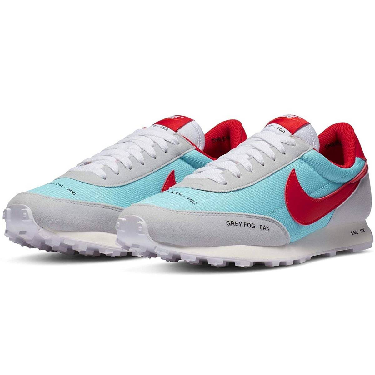 ☆NIKE WMNS DAYBREAK 水/赤/薄灰 27.0cm ナイキ ウィメンズ デイブレイク ギャルソンカラー CZ8699-460