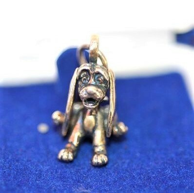 M182*1994's*正規品 限定品 ディズニー コッパー 純銀 ペンダント チャーム 箱付き CHARM シルバー STERLING 銀925 フォックス＆ハウンド