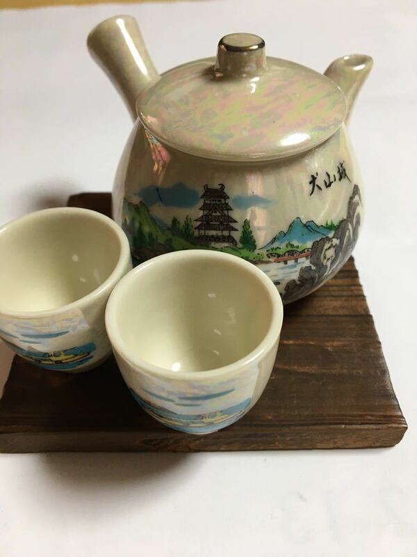 ミニチュア茶器セット　犬山城土産