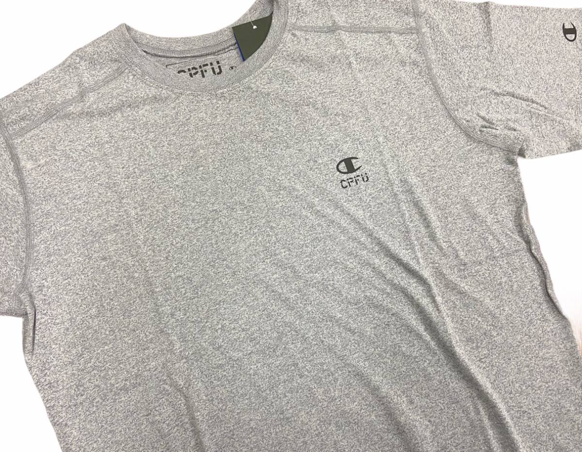 即決　チャンピオン Champion CPFU★新品タグ付き ロゴ柄 プリント 半袖Tシャツ/gr★メンズ 紳士★XL LLサイズ ￥4950