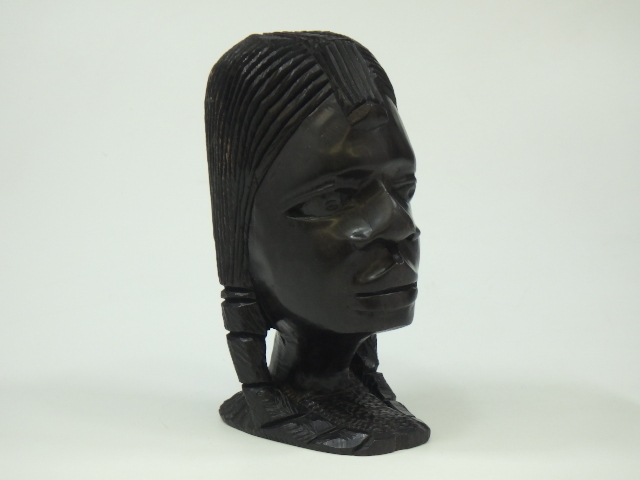 h4E093Z- 木彫り 女性像 彫刻 人形 置物 オブジェ