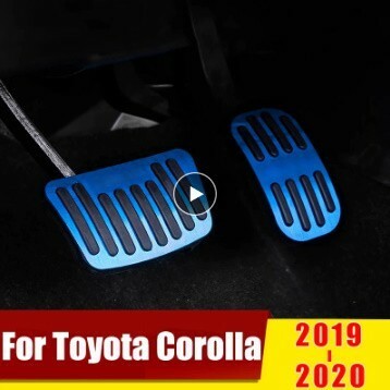 a177 トヨタ カローラ(2019、2020年式)E210　アクセルペダル、ブレーキペダルカバー　フットレストパッド