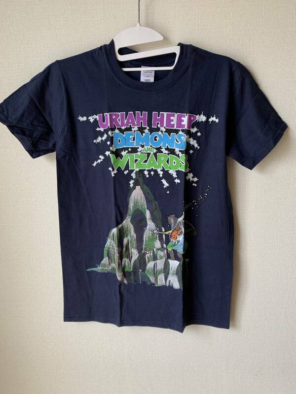 0513-007 正規品 服 Uriah Heep ユーライア・ヒープ メンズファッション メタルTシャツ ロック Tシャツ トップス Sサイズ