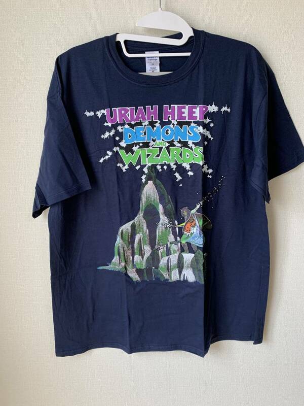 0513-016 正規品 服 Uriah Heep ユーライア・ヒープメンズファッション メタルTシャツ ロック Tシャツ トップス XLサイズ