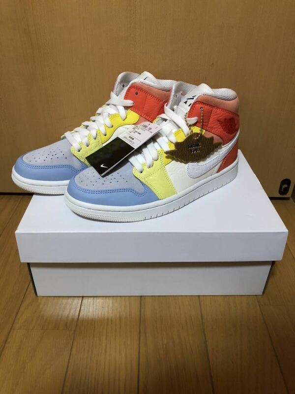 【新品】 W23.0cm WMNS NIKE AIR JORDAN 1 MID TO MY FIRST COACH ナイキ エア ジョーダン ウィメンズ エアジョーダン1 ミッド