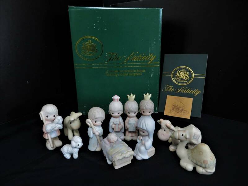 【新品・デッドストック】R365 11点セット☆ Precious Moments プレシャスモーメント エネスコ 陶器人形 アンティークドール