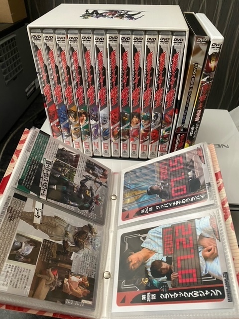 DVD　仮面ライダー電王　初回　12巻＋劇場版2巻＋カード収納済みファイル