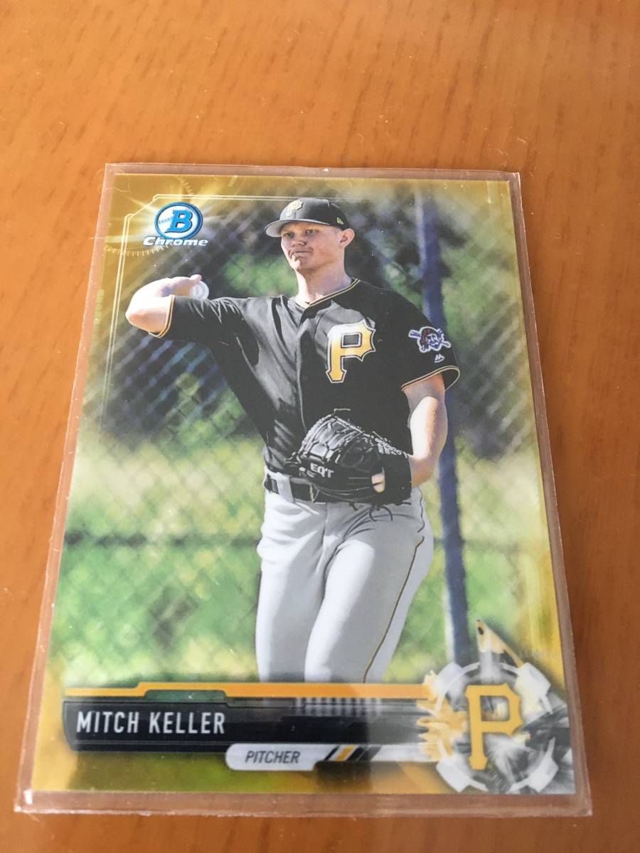 【今季5勝/Pirates/Mitch Keller】2017 Bowman Chrome Draft Gold 35/50 