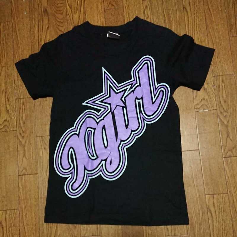X-GIRLエックスガール半袖Tシャツ(黒)size２