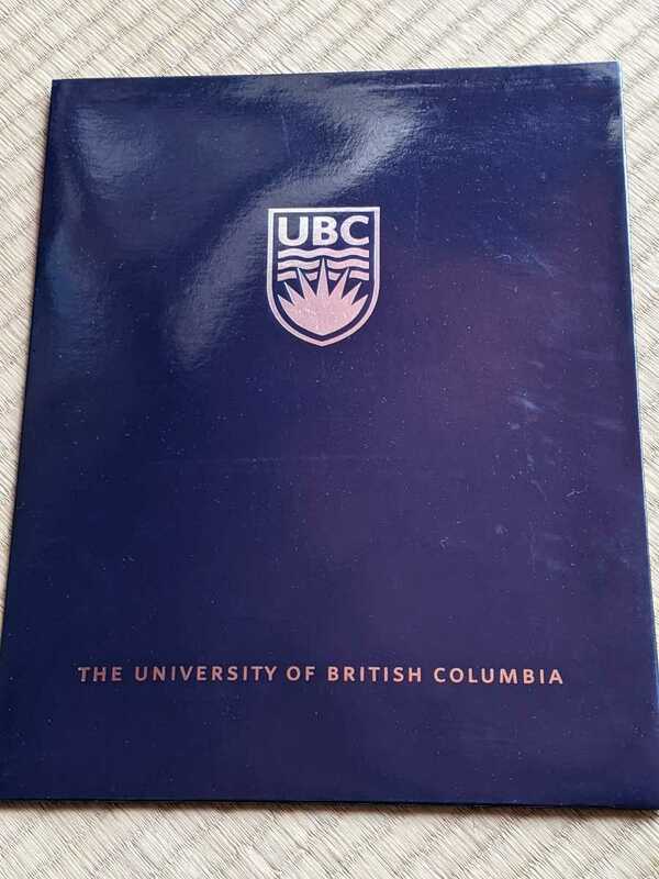 カナダ　UBC大学　ファイル　