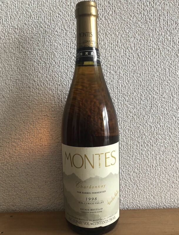 【未開栓】MONTES Chardonnay モンテスシャルドネ 1998 白ワイン チリ