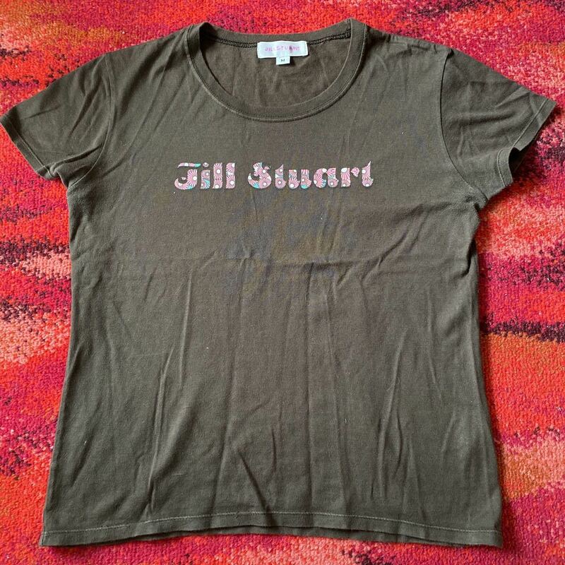 レディース◆JILL STUART　　半袖Tシャツ　ブラウン　Mサイズ