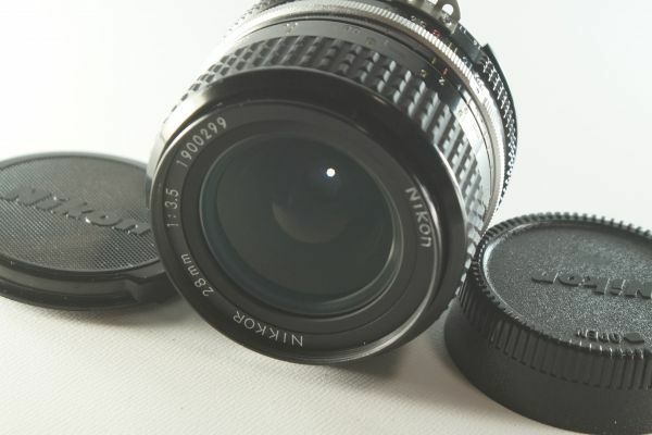 PH026『レンズとてもキレイ』 NIKON NIKKOR Ai 28mm F3.5 ニコン 単焦点レンズ 55RTGY995000