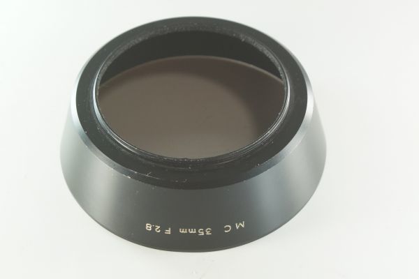 190『キレイ』 MC 35mm F2.8 MINOLTA メタルフード ミノルタ レンズフード #fu190