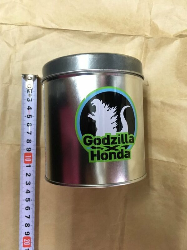 正規品 非売品 最強フェア お楽しみ缶 Godzilla × Honda 未使用 ゴジラ ホンダ ミニ トートバッグ 缶バッジ 缶 バッチ PinBack button can
