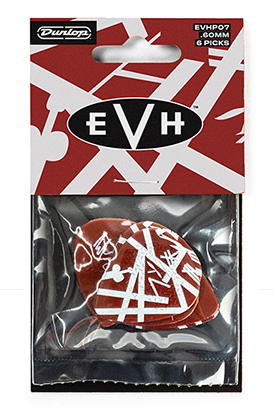 【新品】Jim Dunlop(ジムダンロップ) / EVH MAX-GRIP PICKS（マックスグリップ）0.60mm　EVHP07 6枚セット