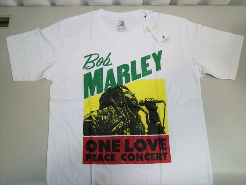 新品　ボブ マーリー BOB MARLEY　【 2020 ONE LOVE 】　白　3L　Tシャツ　半袖