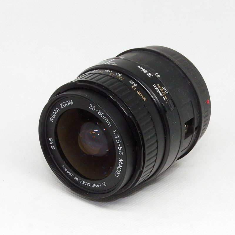 ACB5541　シグマ　ズームレンンズ　28-80mmF3.5-5.6　マクロ付　ジャンク品