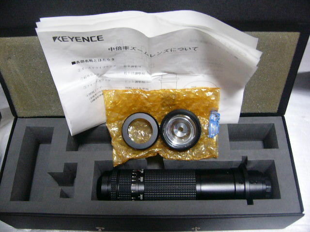 ★未使用★ Keyence VH-Z150 中倍率ズームレンズ(150～800倍)