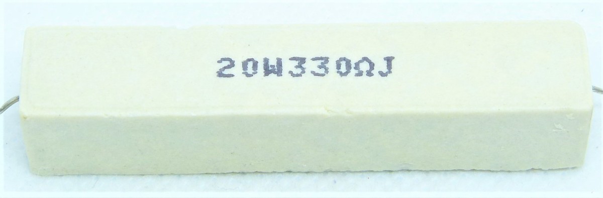 セメント抵抗 20w330Ω 1本