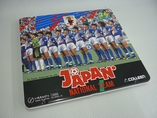 COLLEEN コーリン サッカー 日本代表 色鉛筆 24色 1993年 ドーハの悲劇 ワールドカップ JFA W杯 JAPAN NATIONAL TEAM 色えんぴつ 