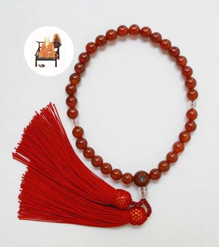 空海お念珠（お数珠）「同行二人」 女性用