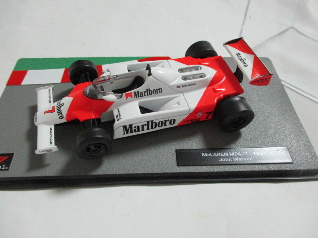 即決 デアゴスティーニ F1マシン コレクション №107 1/43 マクラーレン MP4 1981年 №7 ジョン・ワトソン マルボロ仕様