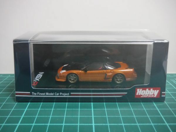 ホビージャパン 1/64 ホンダ NSX-R GT (NA2) GTウイング　オレンジメタリック