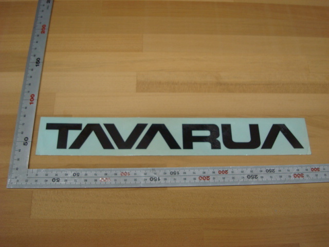 新品TAVARUA（タバルア）ロゴステッカー ブラック（大）
