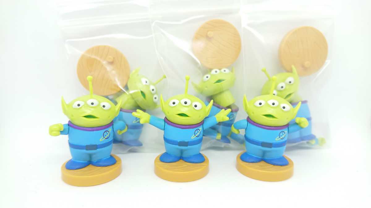 チョコエッグ ディズニー/ピクサーPart1 リトルグリーンメン 3種セット フィギュア Disney PIXAR エイリアン トイ・ストーリー TOYSTORY