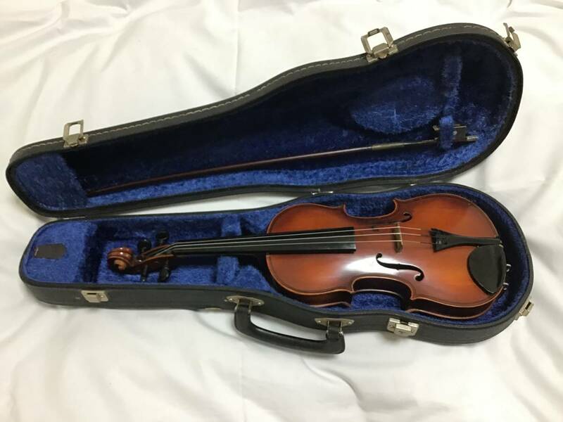 Antonio Stradivarius バイオリン　No.3 1/4サイズ　弓＆ケース付き！！