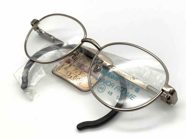 【ジュニア眼鏡フレーム】デッドストック品　『Nikon　ニコン』バネ丁番　ソフトケーブル　46□15　＠1.5万円　K01023A11