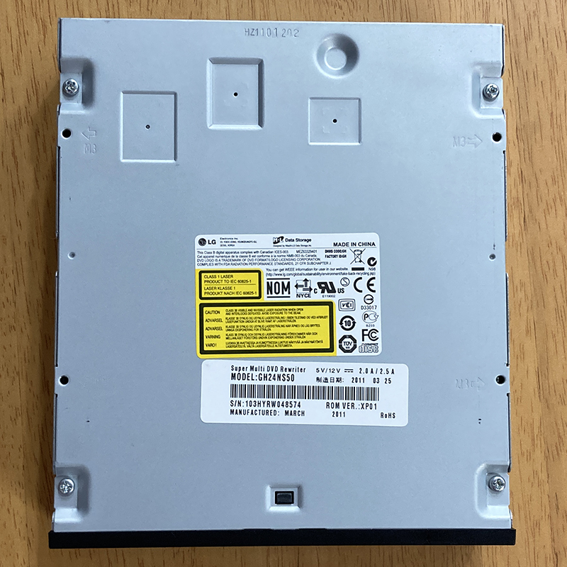 ★ LG 5インチ内蔵 DVDスーパーマルチドライブ GH24NS50 中古品 ジャンク扱い EX00005