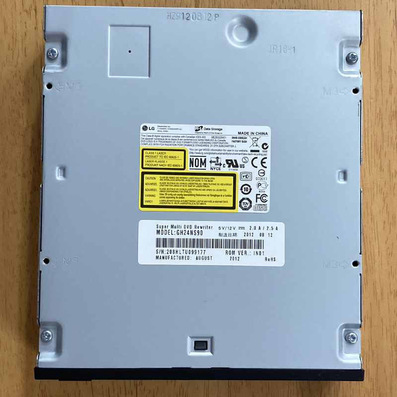 ★ 日立LG 5インチ内蔵 DVDスーパーマルチドライブ GH24NS90 中古品 ジャンク扱い EX00003