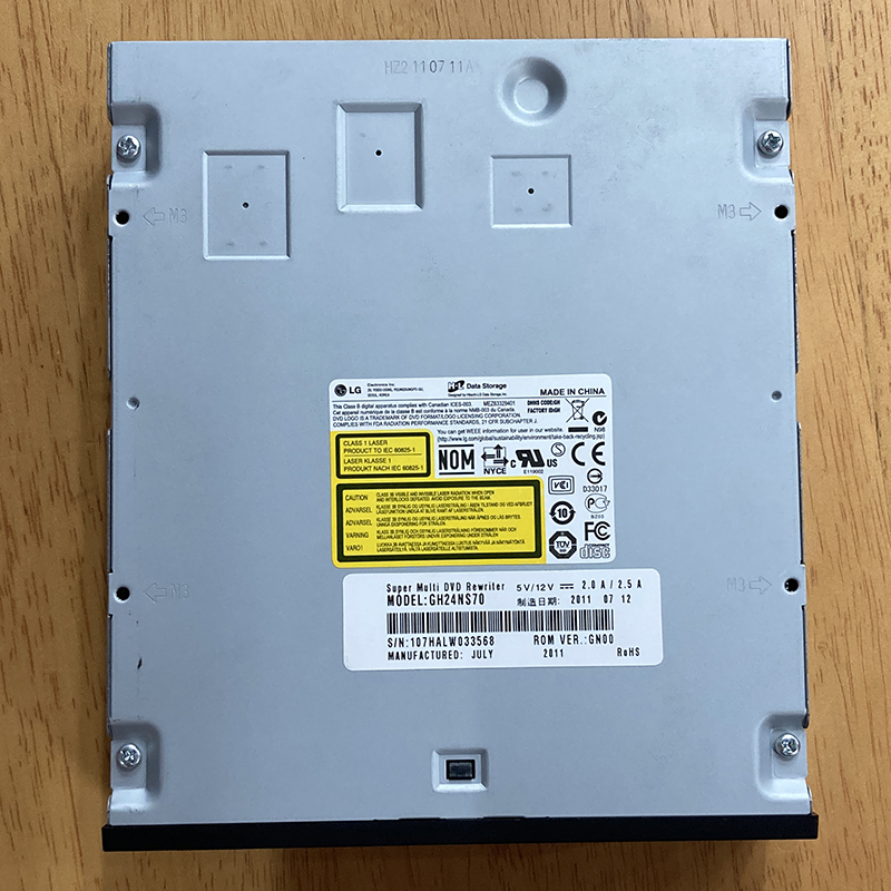 ★ 日立LG 5インチ内蔵 DVDスーパーマルチドライブ GH24NS70 中古品 ジャンク扱い EX00002