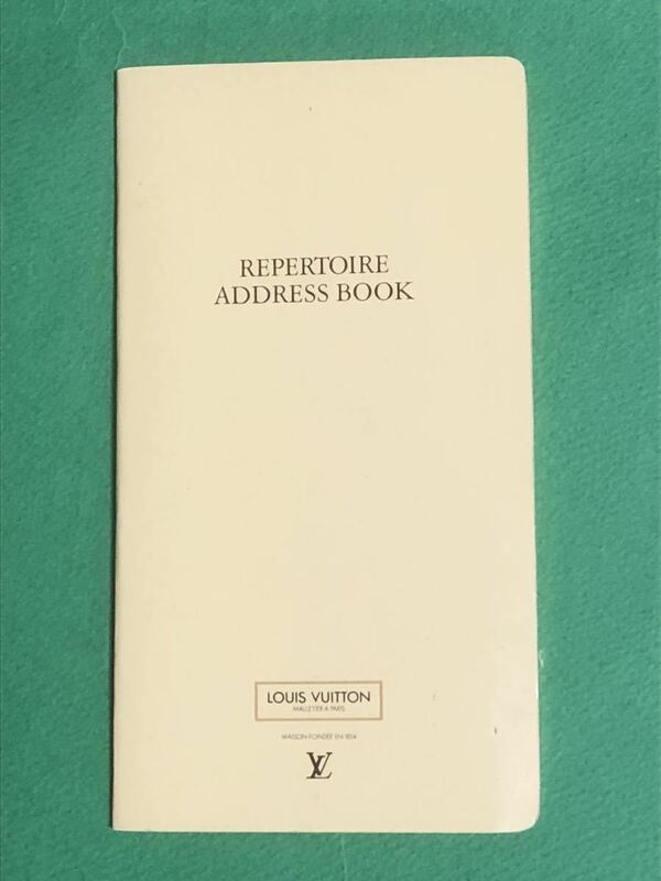 『未使用品』ルイ・ヴィトン REPERTOIRE ADDRESS BOOK
