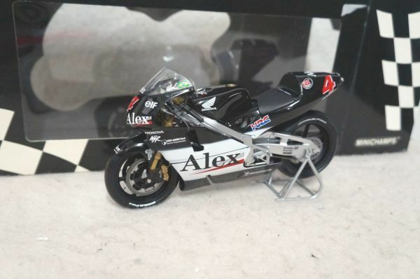 ミニチャンプス ホンダ NSR 500 West Honda Pons Alex Barros 500㏄ GT 2001 1/12 バイク