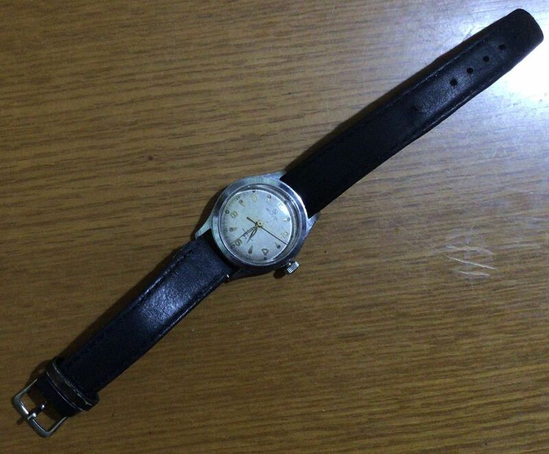 ジャンク★Helbros ヘルブロス 60年代 アンティーク腕時計★手巻き 3針
