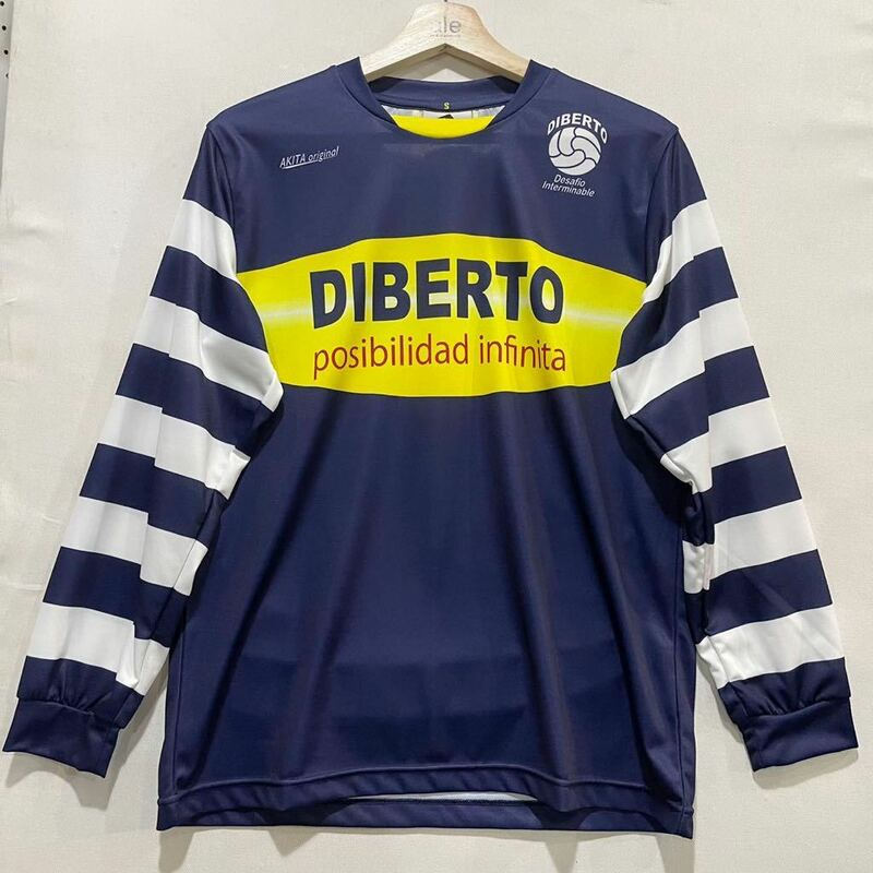 SALE! DIBERTO (ディベルト) 長袖 プラクティス シャツ (S) NAVY | futsal soccer フットサル サッカー ネイビー セール