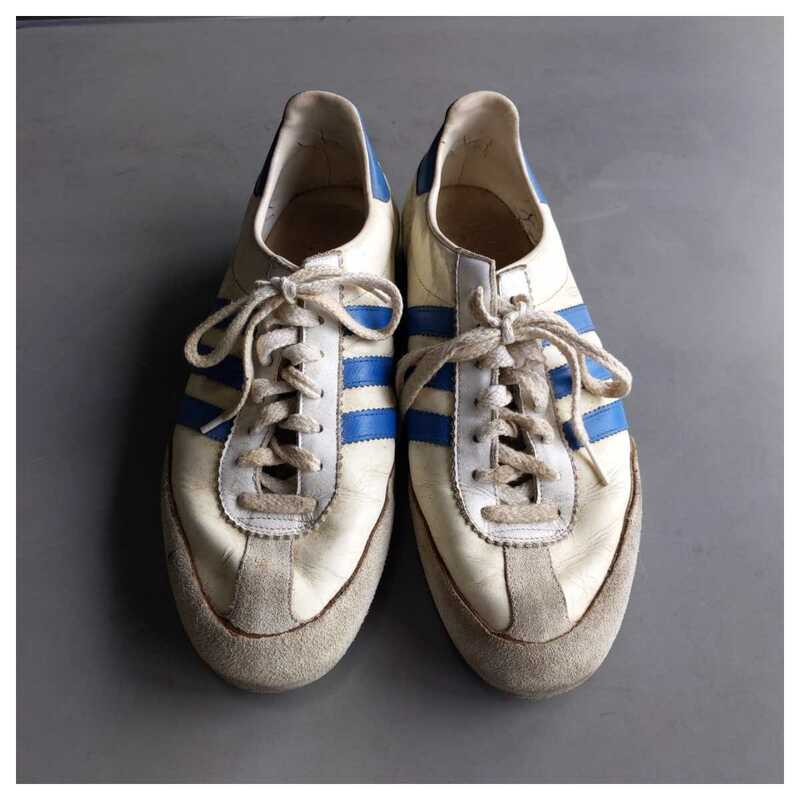 ☆ 80's アディダス KEGLER ユーゴスラビア製 Size 9 adidas ヴィンテージ ビンテージ アメカジ スニーカー 白 青 レザー