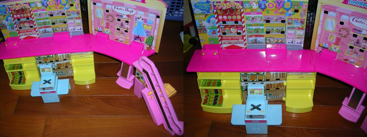 リカちゃん・セルフレジでピっ！おおきなショッピングモール（ジャンク品）