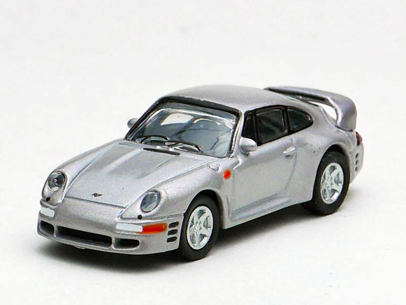 1/72ローソン軌跡の名車RUF1 CTR2 銀 ベース車は911(993) 非売品