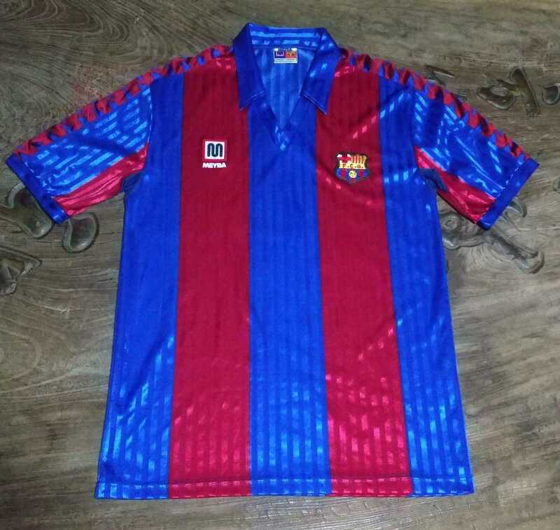 値下交渉 1989-1992 ドリームチーム FCバルセロナ MEYBA size L スペイン製 検/90 91 CRUYFF FCB BARCA BARCELONA DREAM TEAM クライフ Y2K