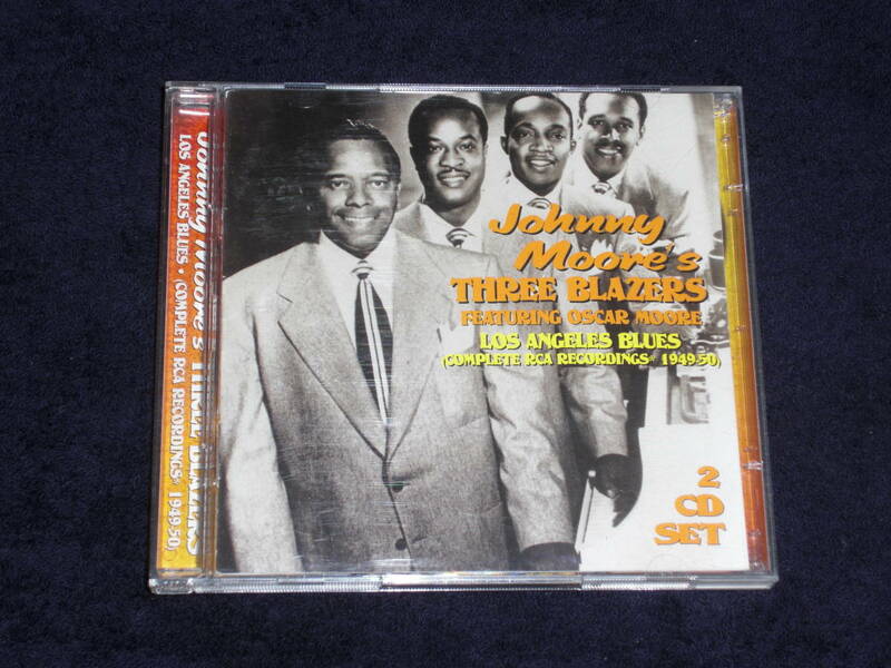 UK盤2CD　Johnny Moore's Three Blazers featuring OscarMoore：Los Angeles Blues (CompleteRCARecordings1949-50) (WestsideWESD 217)E