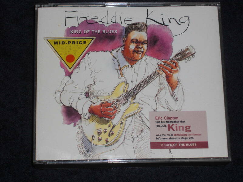 UK盤２CD Freddie King ： King Of The Blues （Shelter Records 7243 8 34972 2 5）G blues